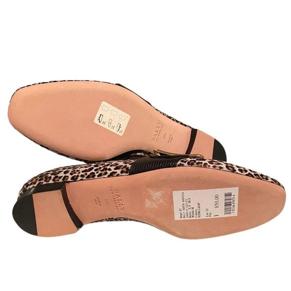 Women's Janelle Leopard Print Calf Hair Slip Size 38.5 US 8 - Picture 4 of 4